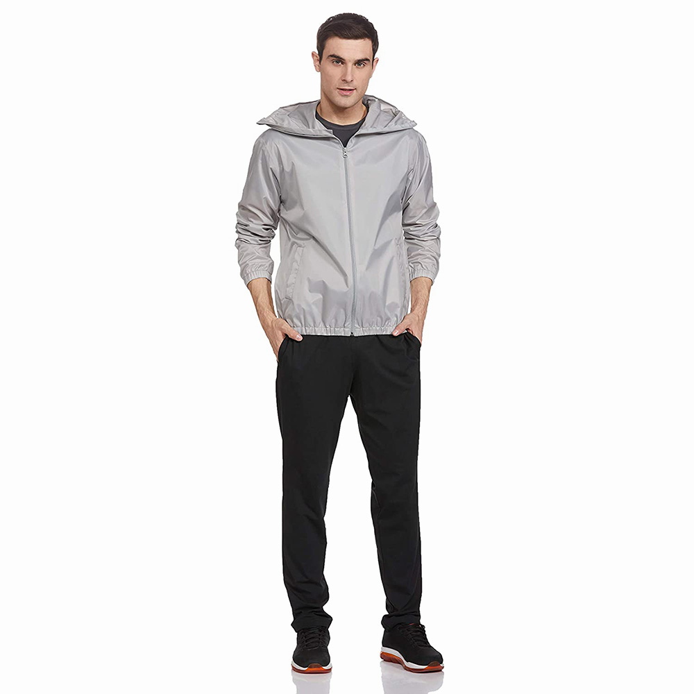 Hestic Sports Wear Summer Hiking Farm Work Rain Jacket Man PU Hooded Rainsuit Pants Outdoor Hunter Fashion Mens Raincoat